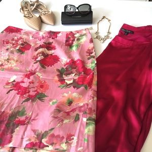 New no tag  Talbot’s floral pencil skirt -16W